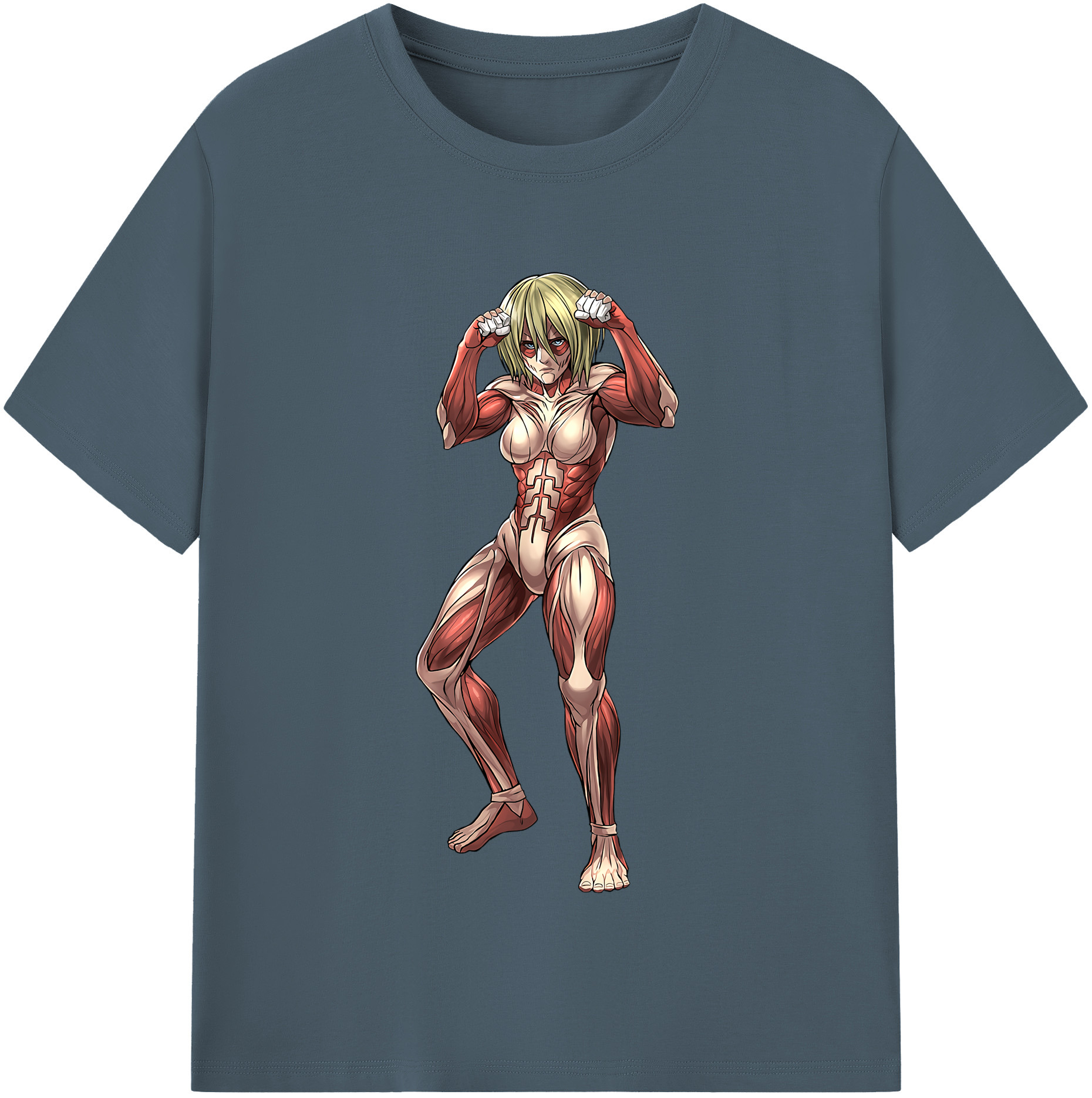 （画像用） 進撃の巨人 Attack on Titan 綿100％半袖Tシャツ（フロントプリント）